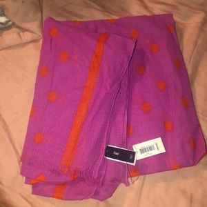 Gap Pink & Orange Scarf